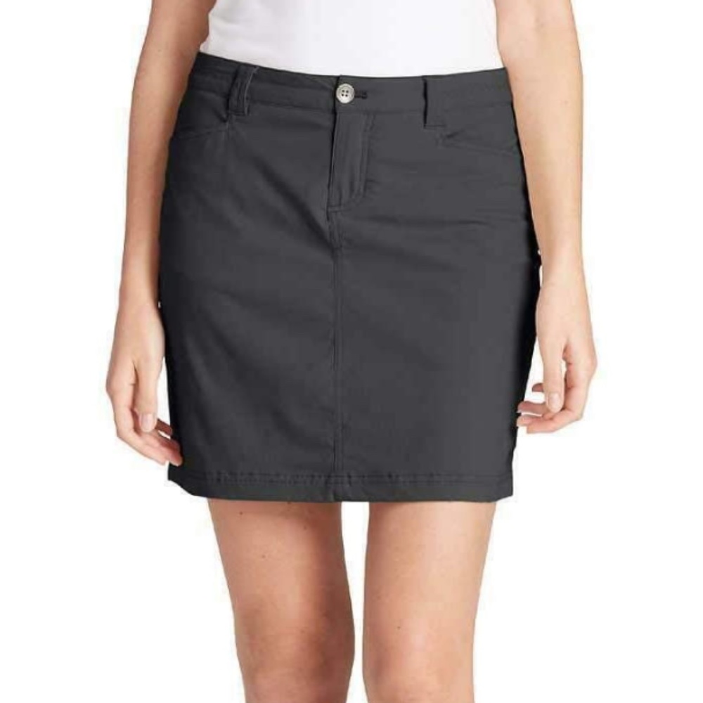 Eddie Bauer Women's Adventurer 2.0 Skort (Dark smoke color)